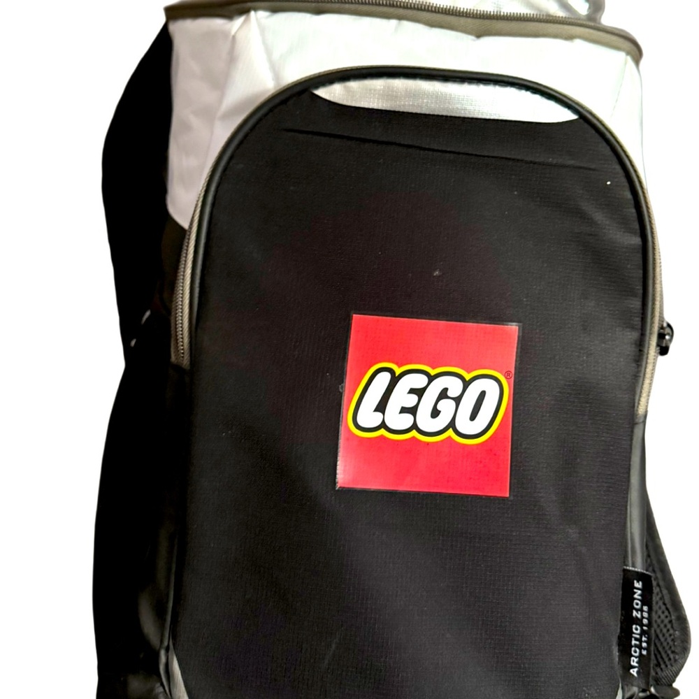 LEGO thermal backpack; comes with a toiletries case and a pencil case!